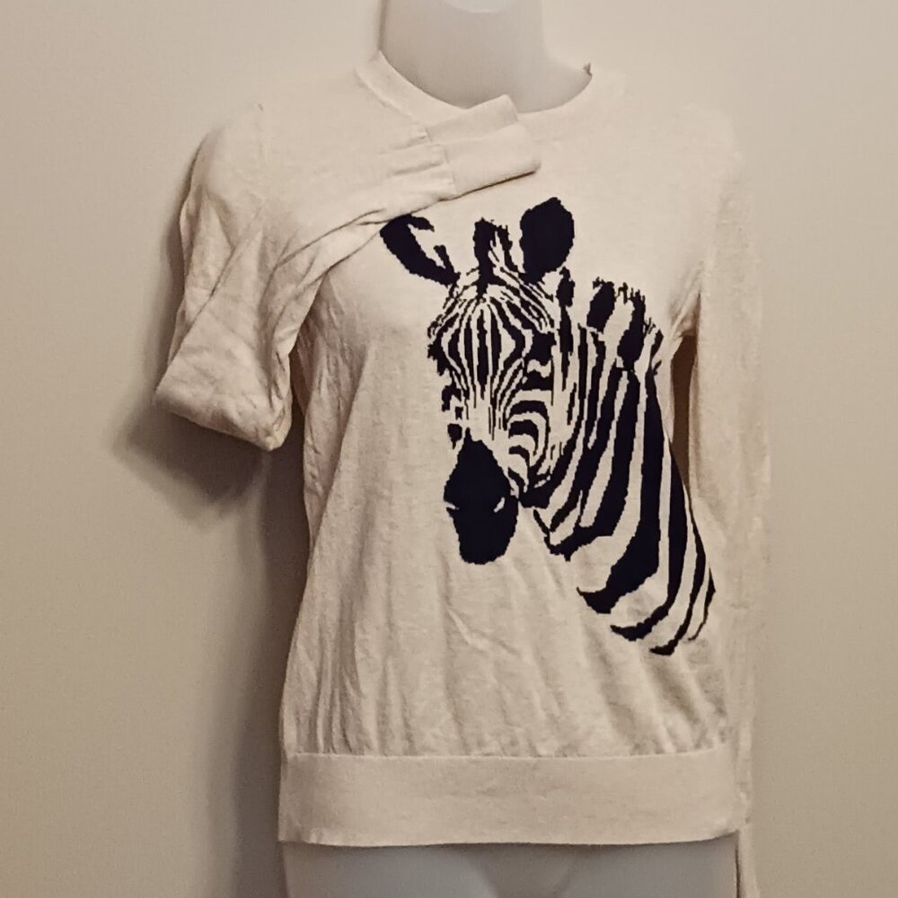 Banana Republic zebra sweater - Picture 5 of 6